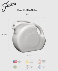 Fiesta 5 OZ Mini Disk Pitcher