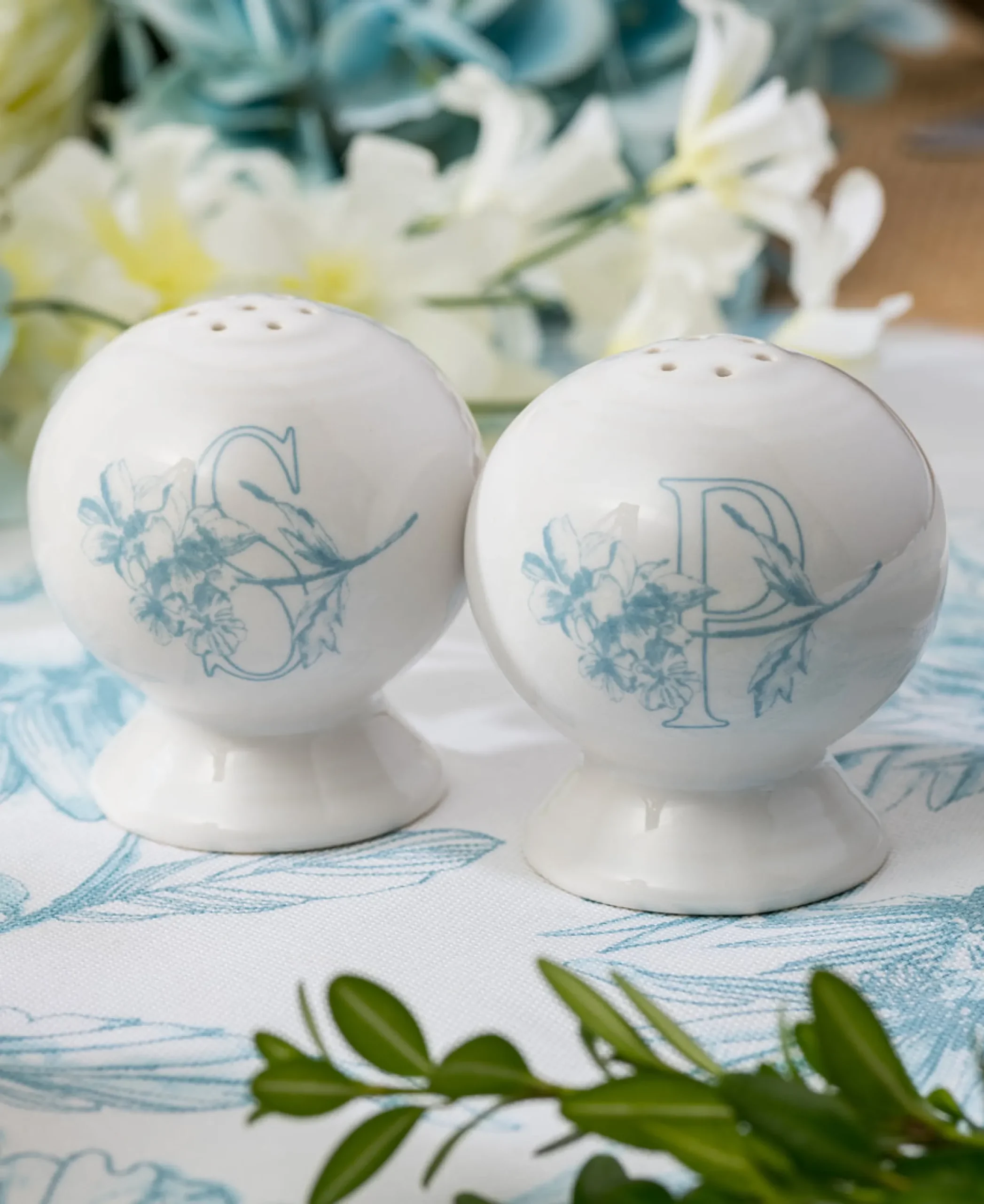 Fiesta Botanical Floral 2 5/8 Inch Salt and Pepper Shaker Set
