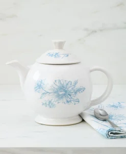 Fiesta Botanical Floral 44 OZ Covered Teapot