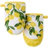 Fiesta Lemon Vine 4-Pack Oven Mitt Set