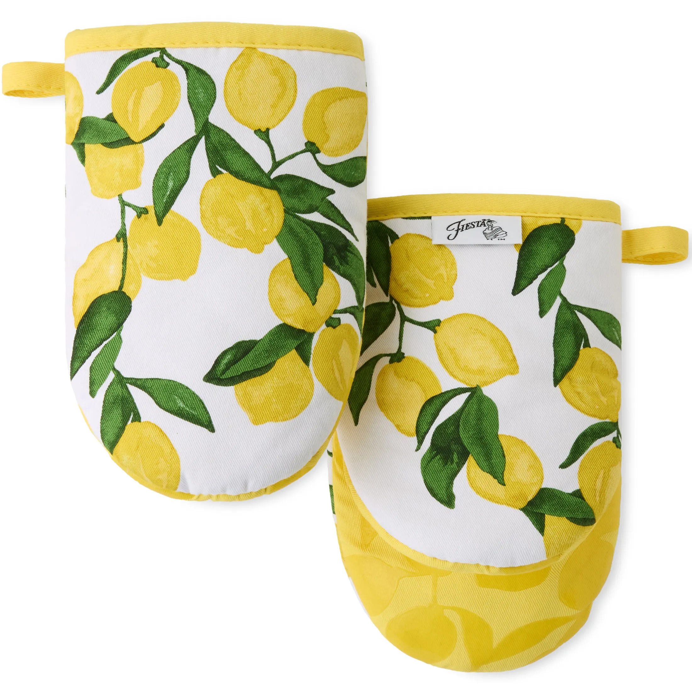 Fiesta Lemon Vine 4-Pack Oven Mitt Set