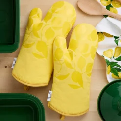 Fiesta Lemon Vine 4-Pack Oven Mitt Set