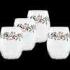 Holly Berry Christmas 15 oz. Stemless Wine Glass – Set of 4