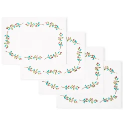 Holly Berry Christmas Placemat Set of 4
