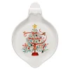 Holly Berry Christmas Tree 8 3/4 Inch Ornament Shaped Plate