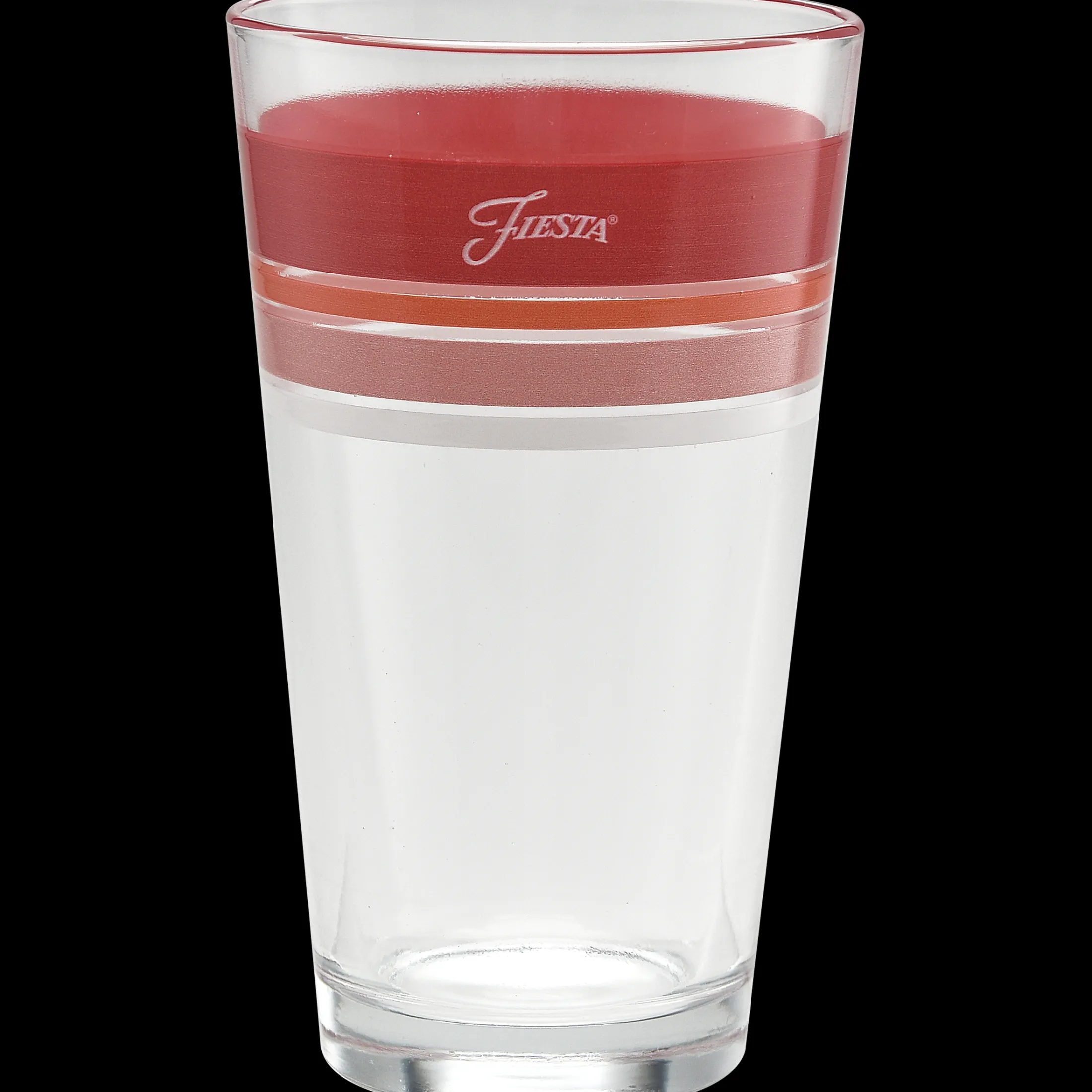 Horizon Sunset 16 oz. Edgeline Cooler Glass Mixed - Set of 4
