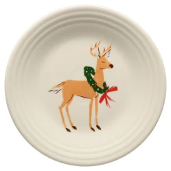 Jolly Christmas Reindeer Classic Rim 9 Inch Luncheon Plate