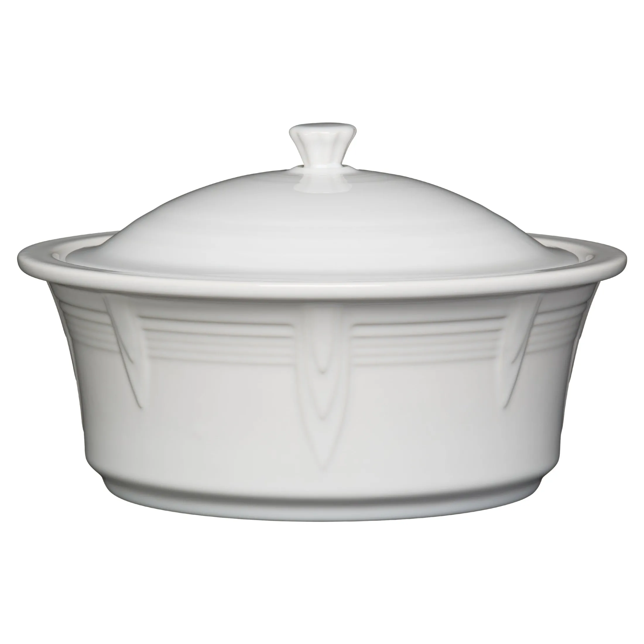 Large 10 Inch Round Covered Casserole 2.8 Quart