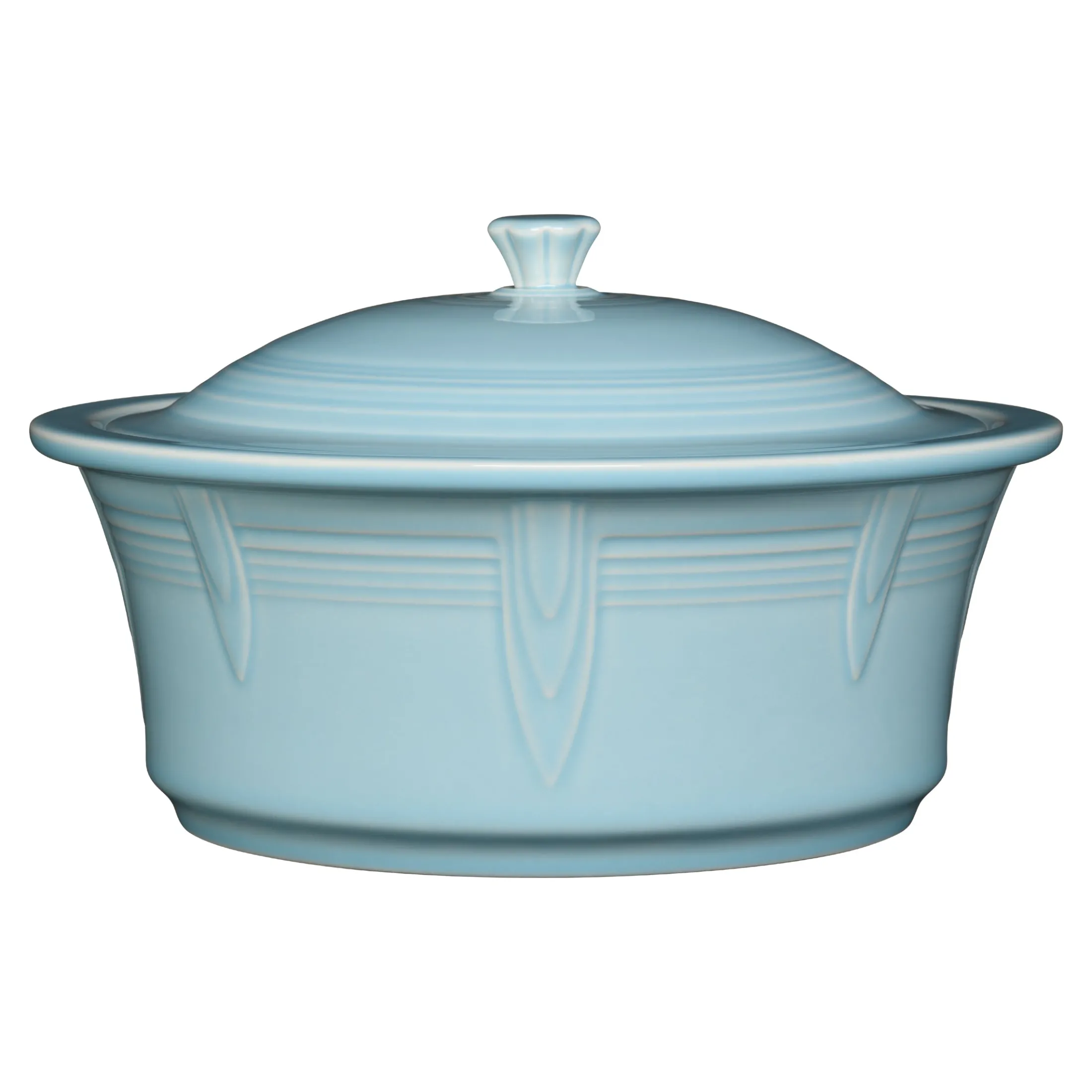 Large 10 Inch Round Covered Casserole 2.8 Quart