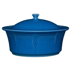 Large 10 Inch Round Covered Casserole 2.8 Quart