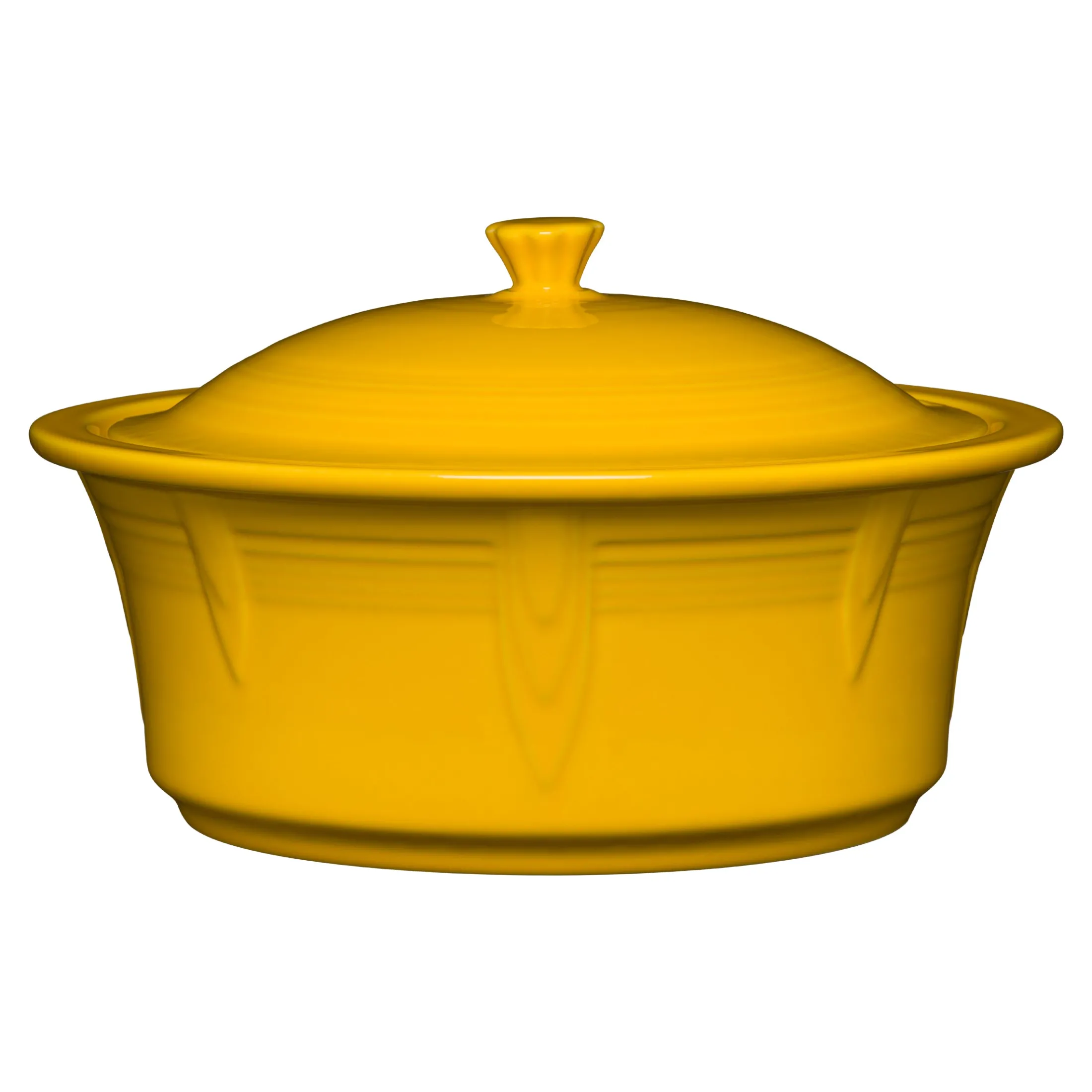 Large 10 Inch Round Covered Casserole 2.8 Quart