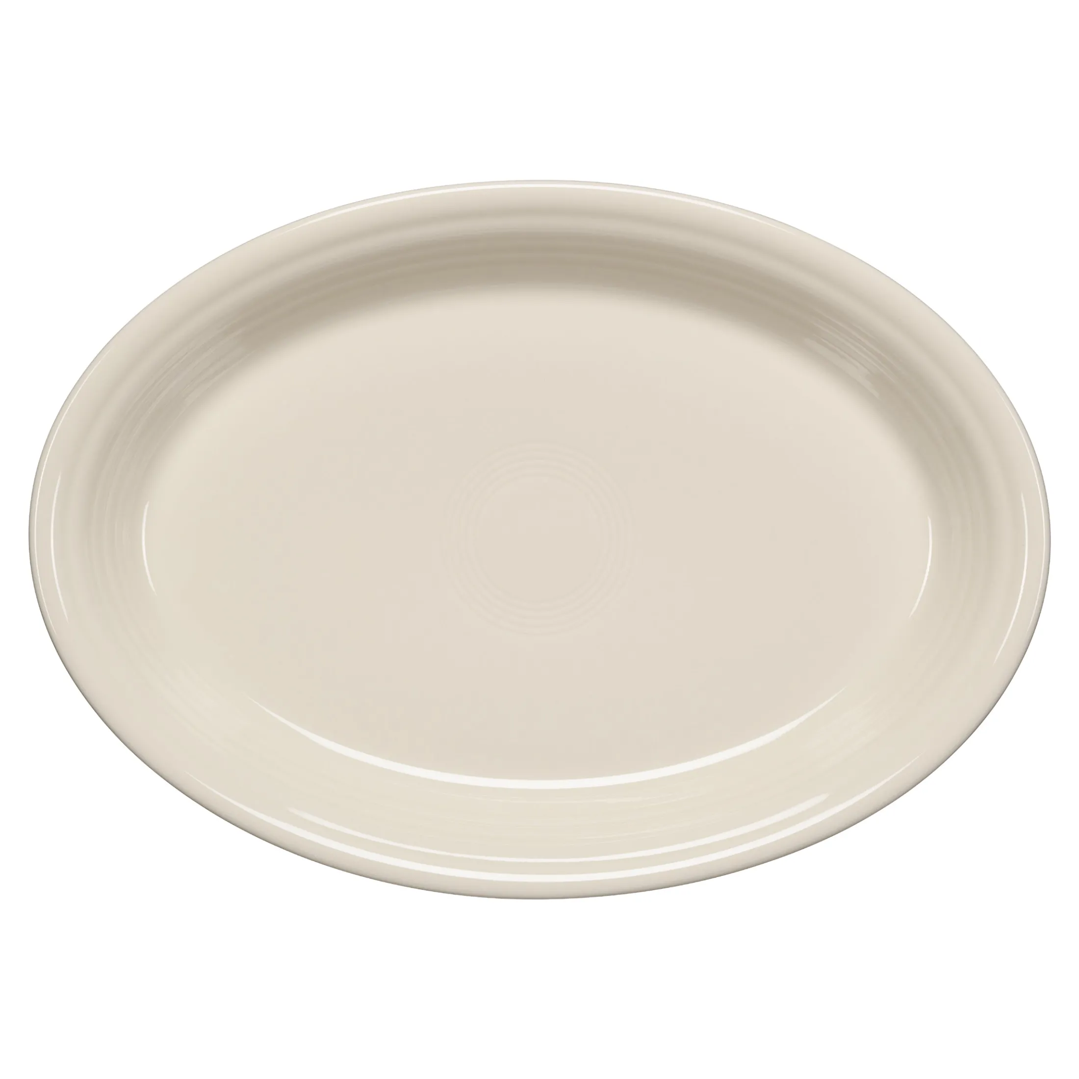 Linen 13 5/8 Inch Large Oval Serving Platter