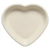 Linen 7 1/2 Inch Medium Heart Shaped Bowl 17 OZ