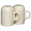 Linen 4 5/8 Inch Rangetop Large Salt and Pepper Shaker Set
