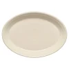 Linen 9 5/8 Inch Small Oval Serving Platter
