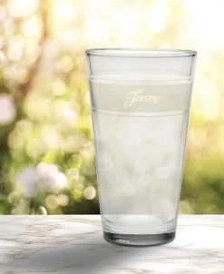 Linen 16 oz. Frame Cooler Glass - Set of 4