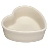 Linen 7 OZ Heart Shaped Ramekin 4 1/2 Inch