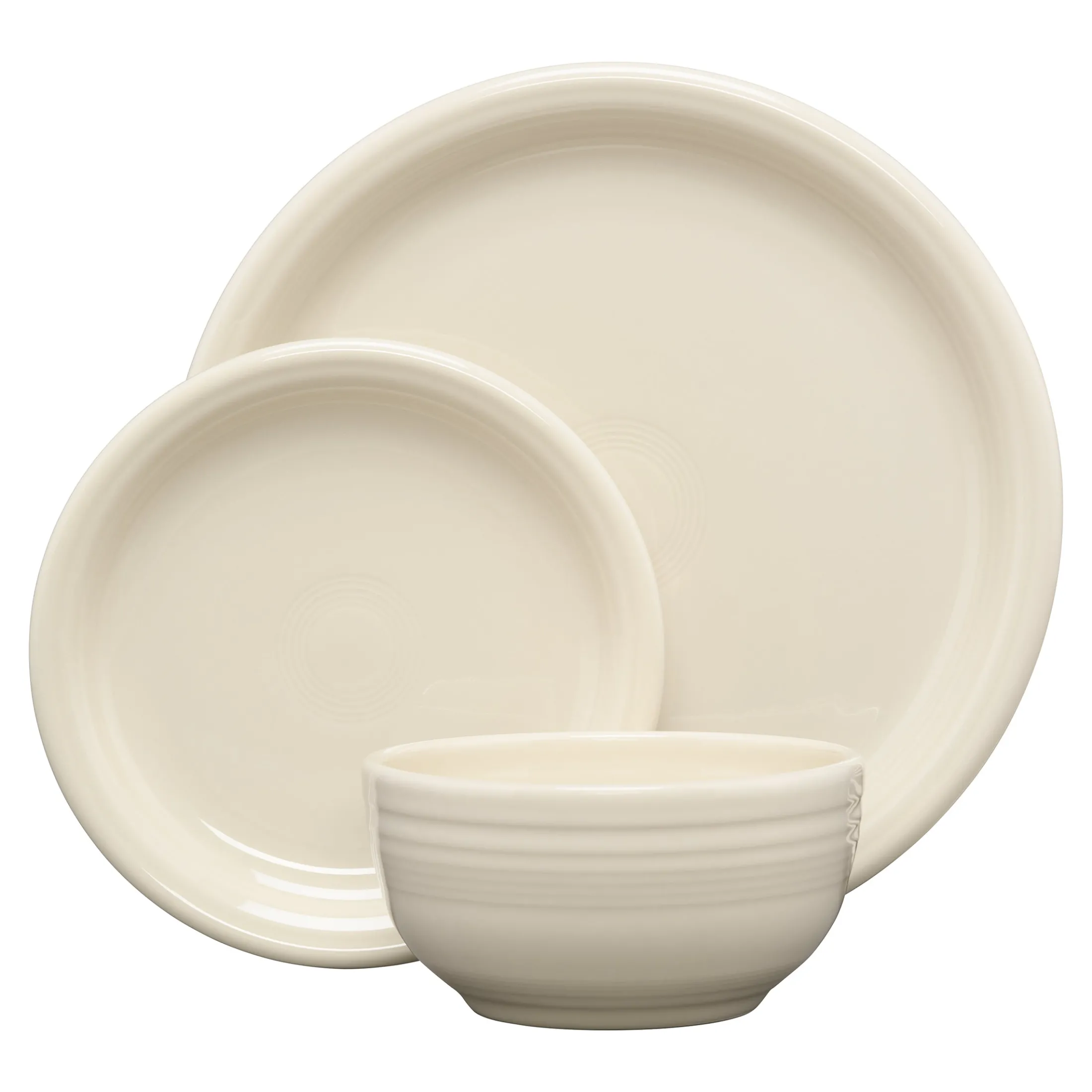Linen Bistro Coupe 3-Piece Place Setting, Service for 1