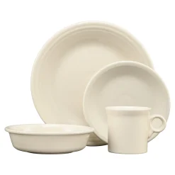 Linen Classic Rim 4-Piece Place Setting, Service for 1