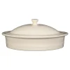 Linen Small 10 Inch Round Covered Casserole 1.4 Quart