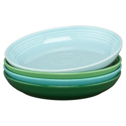 Mixed Aegean Coupe 8 1/2 Inch Luncheon Bowl 26 OZ, Set of 4