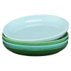 Mixed Aegean Coupe 10 3/8 Inch Dinner Bowls 40 OZ, Set of 4