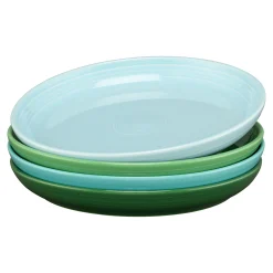 Mixed Aegean Coupe 10 3/8 Inch Dinner Bowls 40 OZ, Set of 4