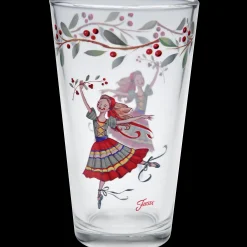 Nutcracker The Ballerina 16 oz. Cooler Glass - Set of 4