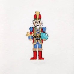 Nutcracker The Giver Embroidered Hand Towel Set of 2