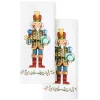 Nutcracker The Giver Holiday Holly Sprig Kitchen Towel Set