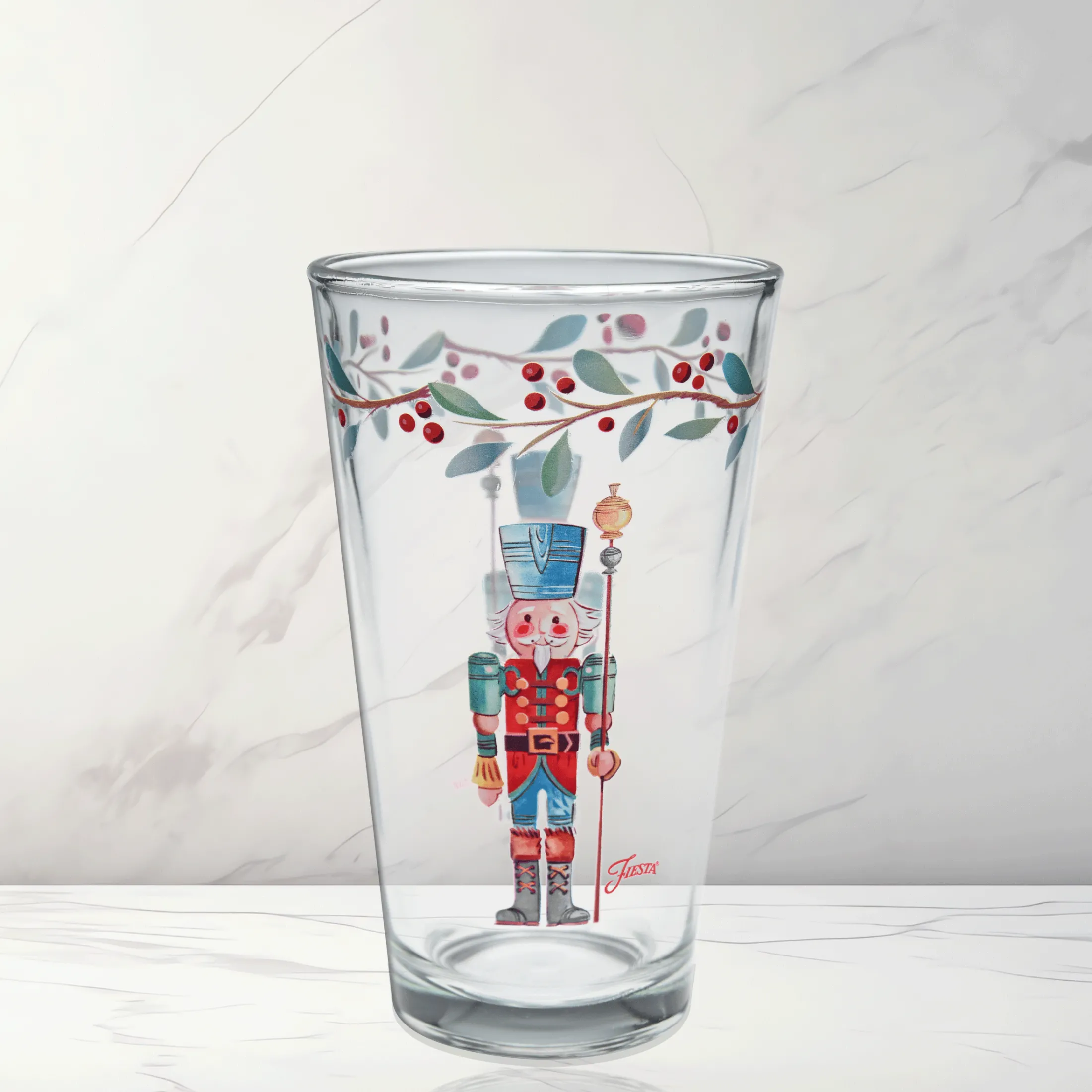 Nutcracker The Guardian 16 oz. Cooler Glass - Set of 4