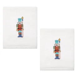 Nutcracker The Guardian Embroidered Hand Towel Set of 2