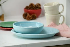 2-Piece Serve Set 11 5/8 Inch Oval Platter & 38 OZ Bistro Bowl