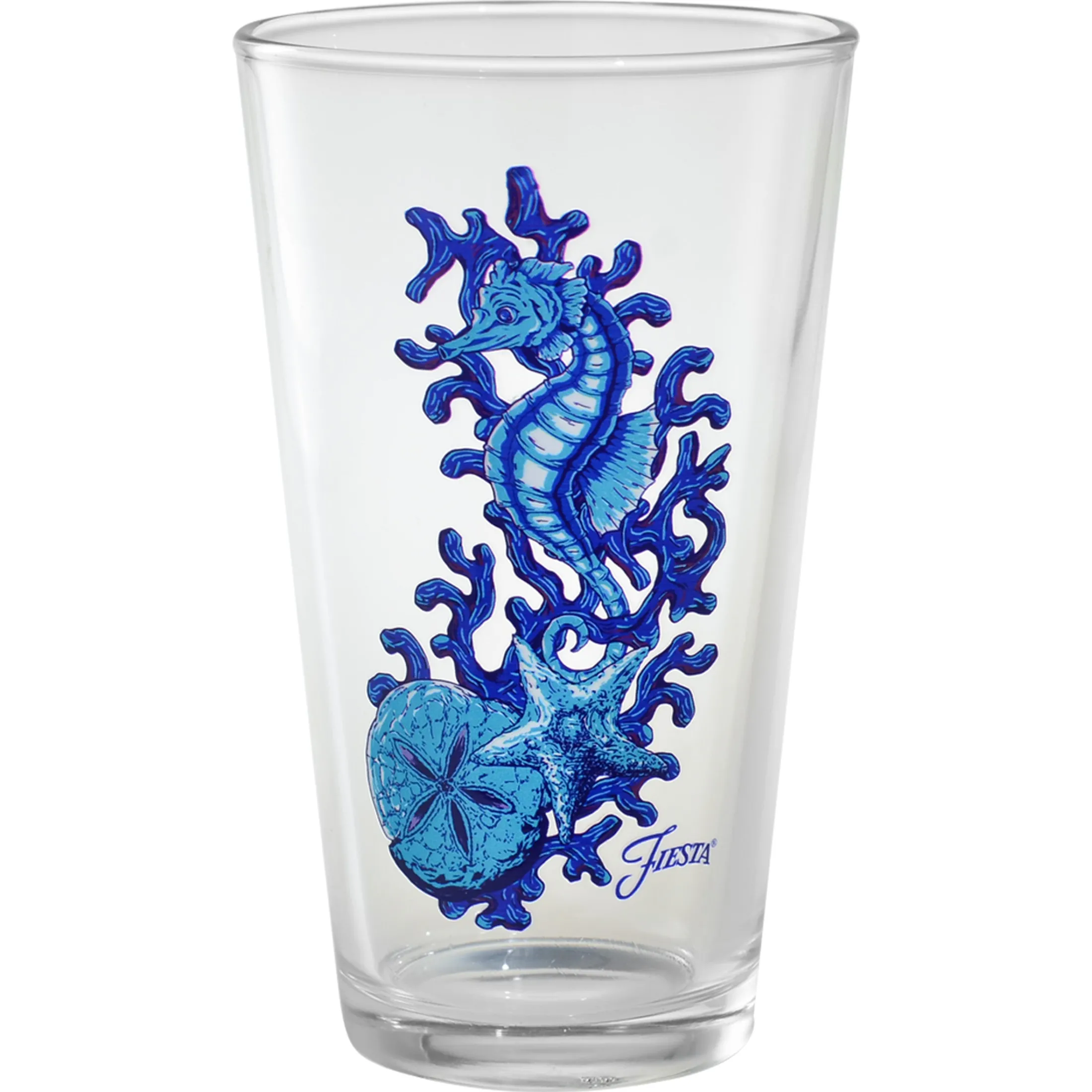 Retired 16 oz. Fiesta® Coastal Seahorse Cooler – Set of 4