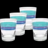 Retired 15 oz. Fiesta® Edgeline Coastal Tapered Double Old Fashion – Set of 4