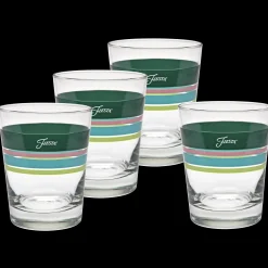 Retired 15 oz. Fiesta® Edgeline Tropical Tapered Double Old Fashion – Set of 4