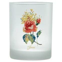 Retired 14 oz. Fiesta® Floral Bouquet Double Old Fashion Glass - Set of 4
