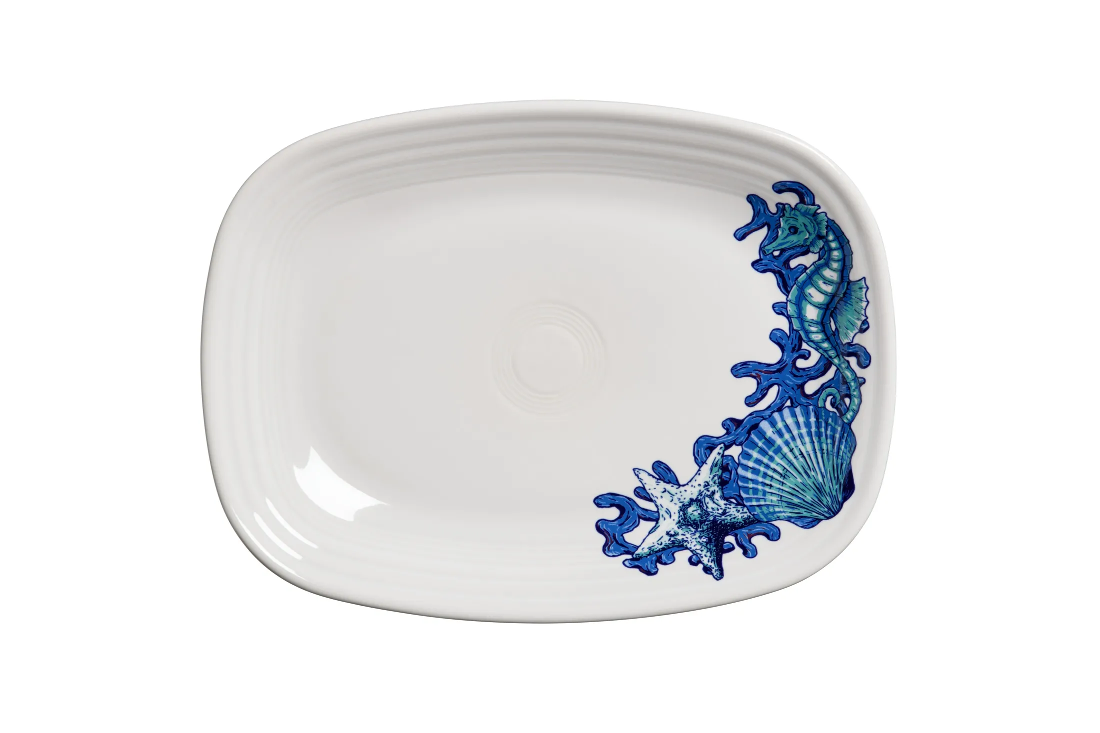 Retired Coastal 12 Inch Large Rectangular Platter
