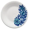 Retired Coastal Seahorse Classic Rim 9 Inch Luncheon Plate