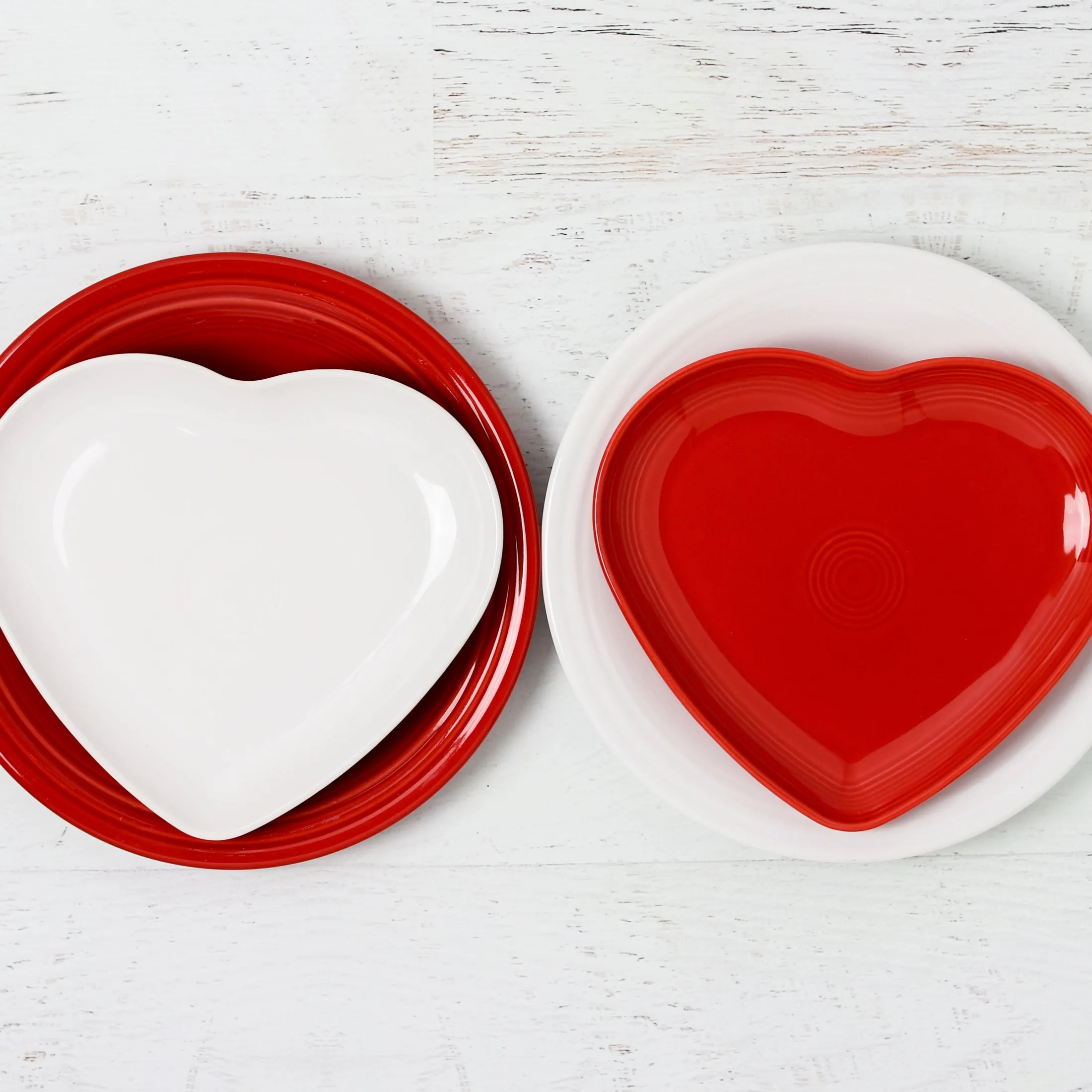 Retired Fiesta 9 Inch Heart Shaped Plate
