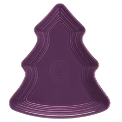 Retired Fiesta Tree Shaped Plate 10 1/8 Inch