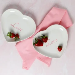 Retired Love 9 Inch Heart Shaped Plate
