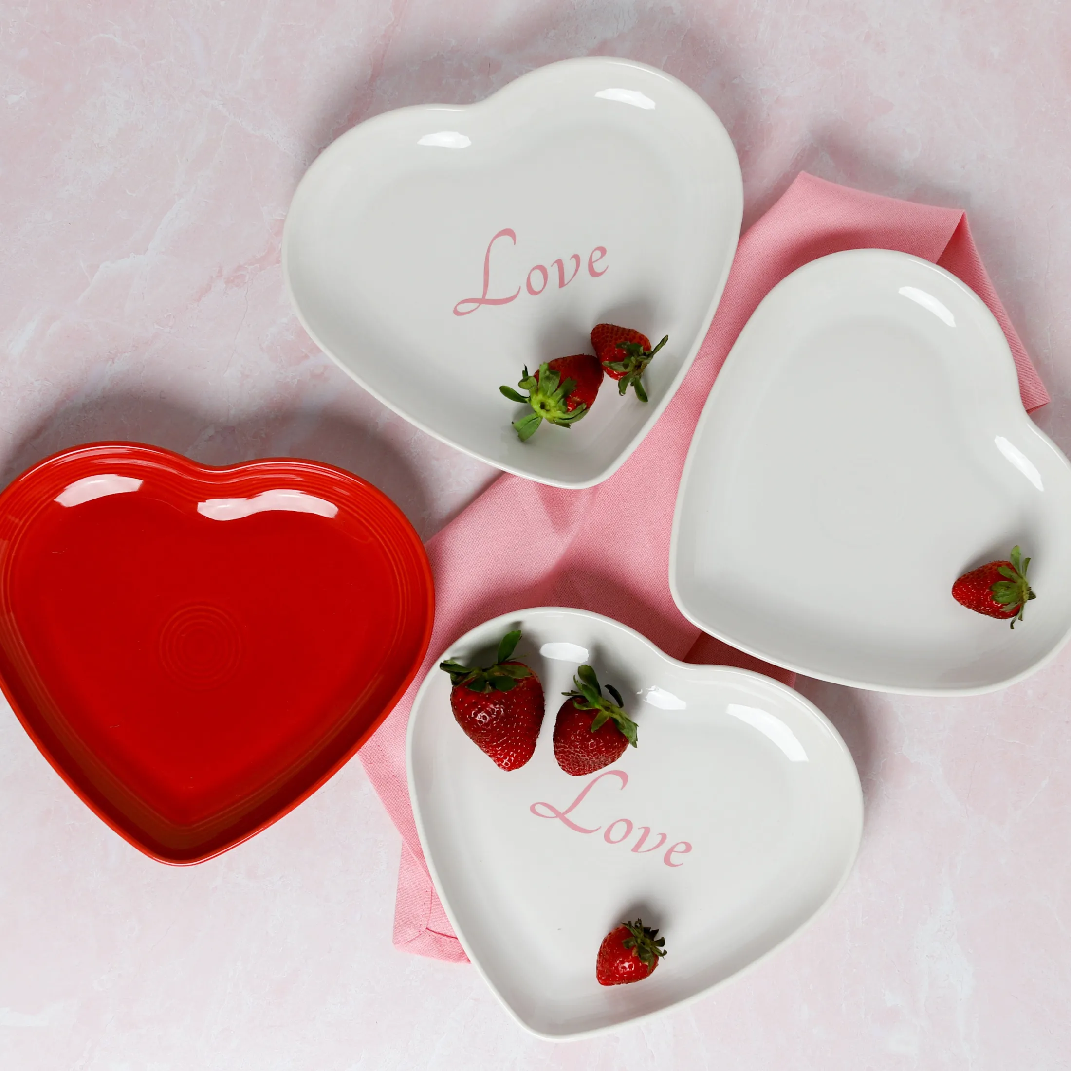 Retired Love 9 Inch Heart Shaped Plate