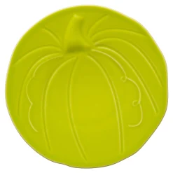 Retired Pumpkin Shaped Plate 8 1/2 Inch