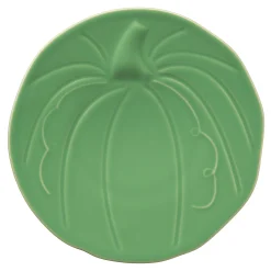 Retired Pumpkin Shaped Plate 8 1/2 Inch