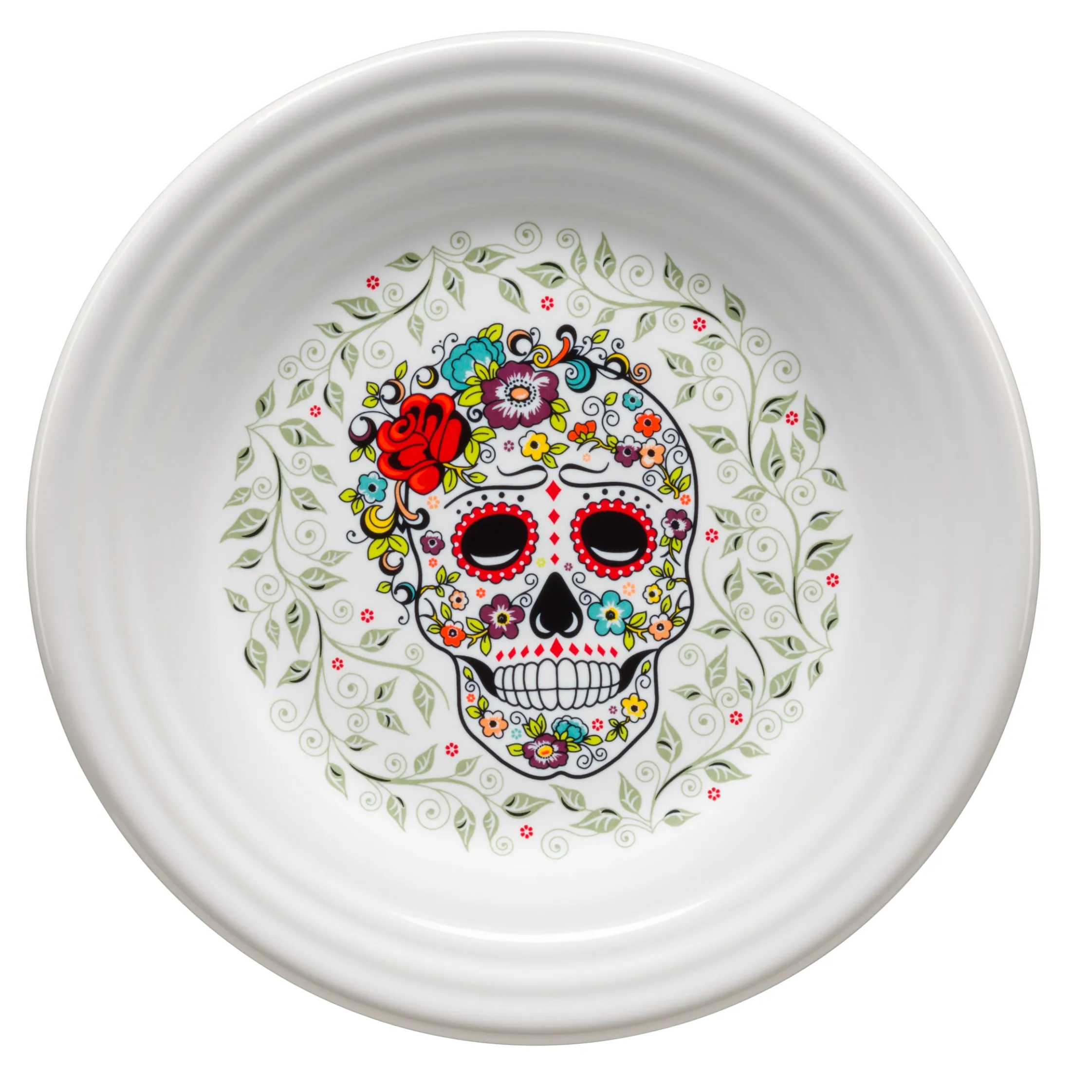 Retired SKULL AND VINE Sugar Classic Rim 9 Inch Luncheon Plate