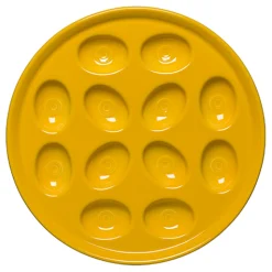 Round Egg Serving Platter 11 1/4 Inch