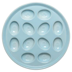 Round Egg Serving Platter 11 1/4 Inch