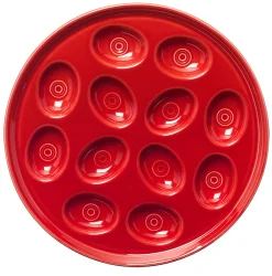 Round Egg Serving Platter 11 1/4 Inch