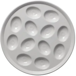 Round Egg Serving Platter 11 1/4 Inch